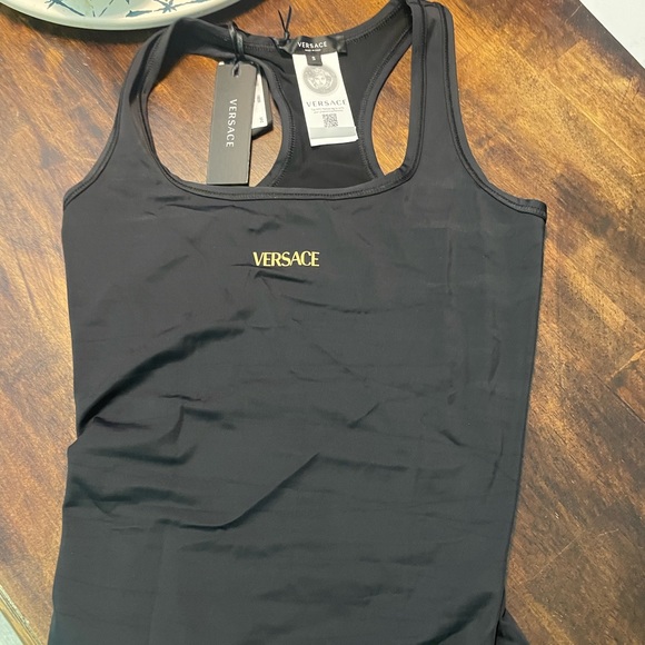 Versace work-out tank. Never worn tags attached